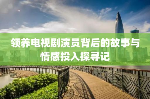 領養(yǎng)電視劇演員背后的故事與情感投入探尋記