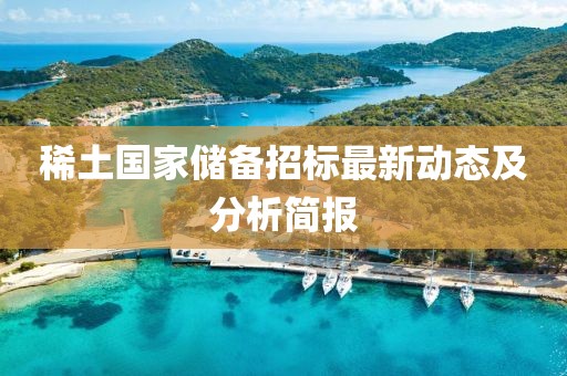 稀土國家儲備招標最新動態(tài)及分析簡報