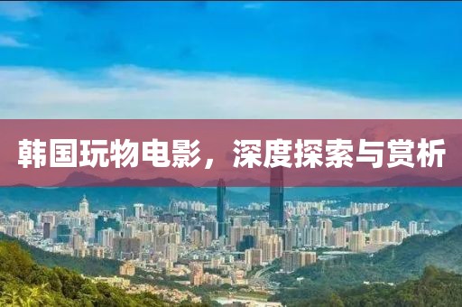 韓國(guó)玩物電影，深度探索與賞析