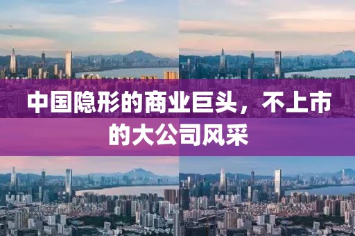 中國隱形的商業(yè)巨頭，不上市的大公司風(fēng)采