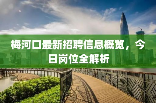 梅河口最新招聘信息概覽，今日崗位全解析