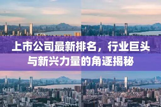 上市公司最新排名，行業(yè)巨頭與新興力量的角逐揭秘