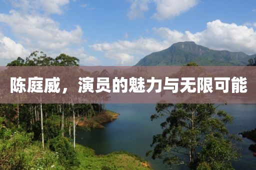 陳庭威，演員的魅力與無限可能
