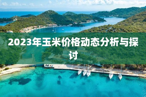 2023年玉米價格動態(tài)分析與探討