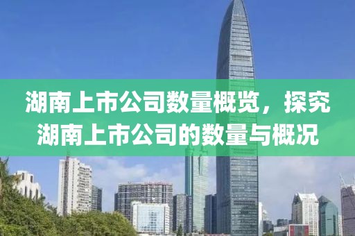 湖南上市公司數(shù)量概覽，探究湖南上市公司的數(shù)量與概況