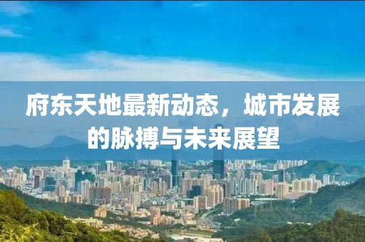 府東天地最新動態(tài)，城市發(fā)展的脈搏與未來展望