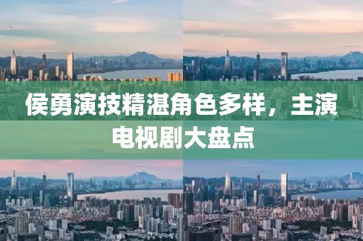 侯勇演技精湛角色多樣，主演電視劇大盤點