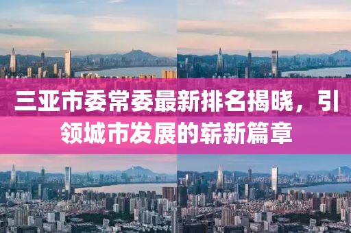 三亞市委常委最新排名揭曉，引領城市發(fā)展的嶄新篇章