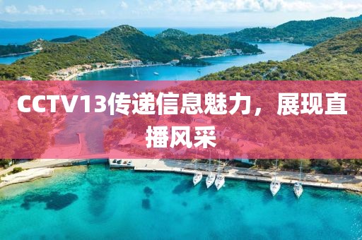 CCTV13傳遞信息魅力，展現(xiàn)直播風(fēng)采