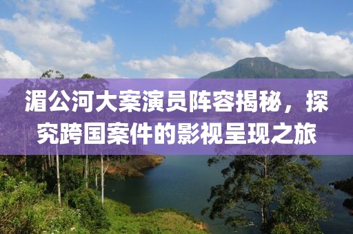 湄公河大案演員陣容揭秘，探究跨國(guó)案件的影視呈現(xiàn)之旅