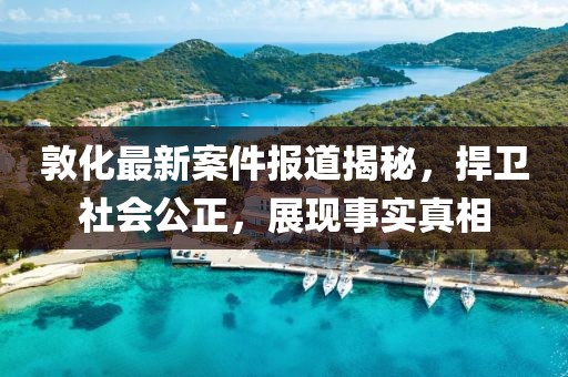 敦化最新案件報道揭秘，捍衛(wèi)社會公正，展現(xiàn)事實真相