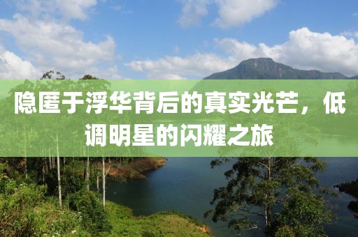 隱匿于浮華背后的真實光芒，低調(diào)明星的閃耀之旅
