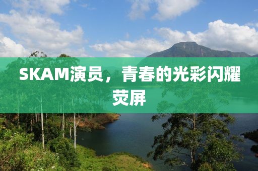 SKAM演員，青春的光彩閃耀熒屏