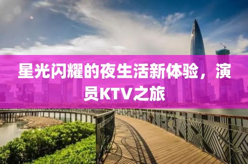 星光閃耀的夜生活新體驗(yàn)，演員KTV之旅