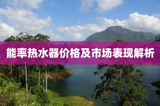 能率熱水器價(jià)格及市場(chǎng)表現(xiàn)解析