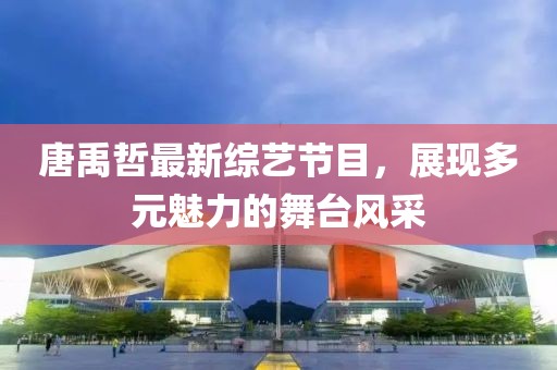 唐禹哲最新綜藝節(jié)目，展現(xiàn)多元魅力的舞臺風(fēng)采