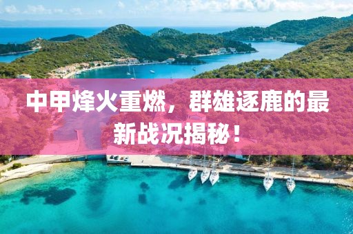 中甲烽火重燃，群雄逐鹿的最新戰(zhàn)況揭秘！