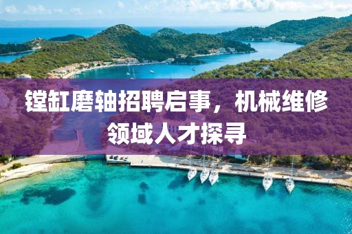 鏜缸磨軸招聘啟事，機(jī)械維修領(lǐng)域人才探尋