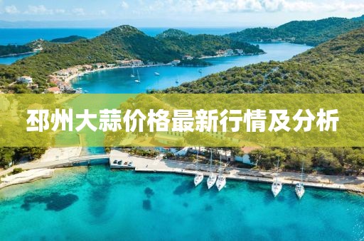 邳州大蒜價格最新行情及分析