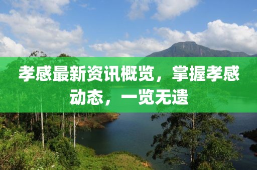 孝感最新資訊概覽，掌握孝感動態(tài)，一覽無遺