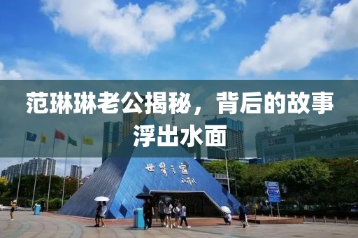 范琳琳老公揭秘，背后的故事浮出水面