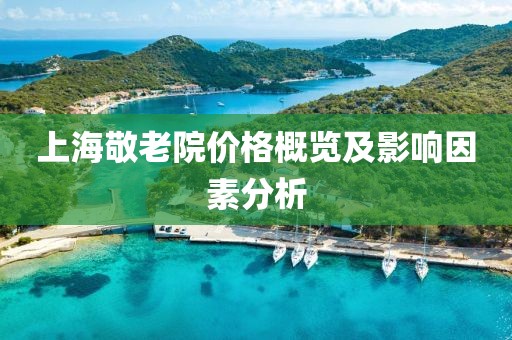 上海敬老院價(jià)格概覽及影響因素分析
