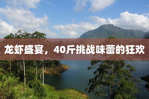 龍蝦盛宴，40斤挑戰(zhàn)味蕾的狂歡