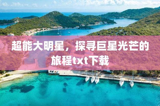 超能大明星，探尋巨星光芒的旅程txt下載