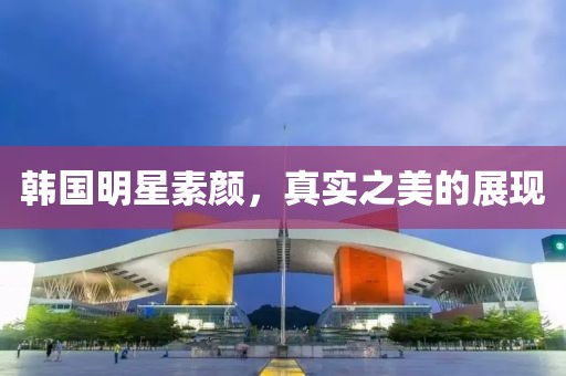 韓國(guó)明星素顏，真實(shí)之美的展現(xiàn)