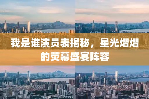我是誰(shuí)演員表揭秘，星光熠熠的熒幕盛宴陣容