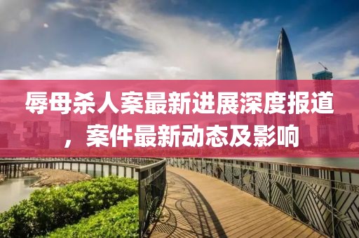 辱母殺人案最新進(jìn)展深度報(bào)道，案件最新動(dòng)態(tài)及影響