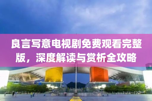 良言寫意電視劇免費觀看完整版，深度解讀與賞析全攻略