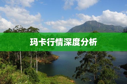 瑪卡行情深度分析