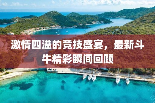 激情四溢的競技盛宴，最新斗牛精彩瞬間回顧