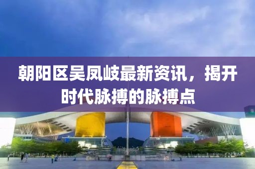 朝陽(yáng)區(qū)吳鳳岐最新資訊，揭開時(shí)代脈搏的脈搏點(diǎn)