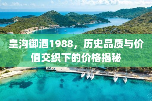 皇溝御酒1988，歷史品質(zhì)與價(jià)值交織下的價(jià)格揭秘