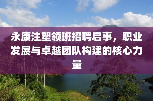 永康注塑領(lǐng)班招聘啟事，職業(yè)發(fā)展與卓越團隊構(gòu)建的核心力量
