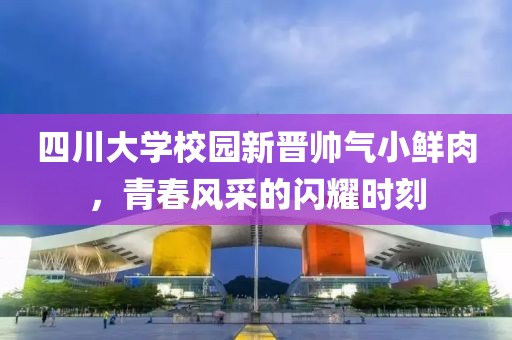 四川大學(xué)校園新晉帥氣小鮮肉，青春風(fēng)采的閃耀時(shí)刻
