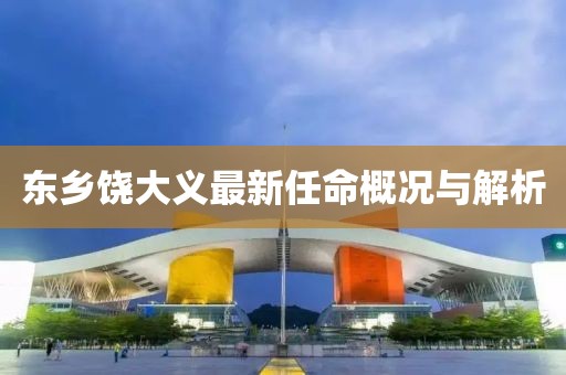 東鄉(xiāng)饒大義最新任命概況與解析