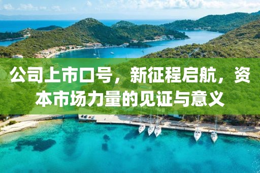 公司上市口號(hào)，新征程啟航，資本市場(chǎng)力量的見(jiàn)證與意義