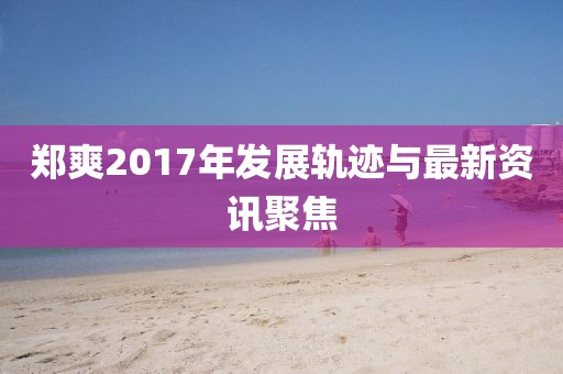 鄭爽2017年發(fā)展軌跡與最新資訊聚焦