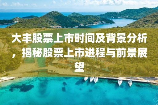 大豐股票上市時(shí)間及背景分析，揭秘股票上市進(jìn)程與前景展望