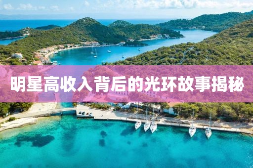 明星高收入背后的光環(huán)故事揭秘