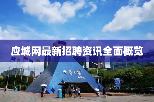 應(yīng)城網(wǎng)最新招聘資訊全面概覽