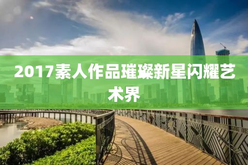 2017素人作品璀璨新星閃耀藝術(shù)界