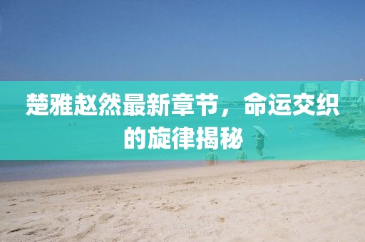 楚雅趙然最新章節(jié)，命運(yùn)交織的旋律揭秘