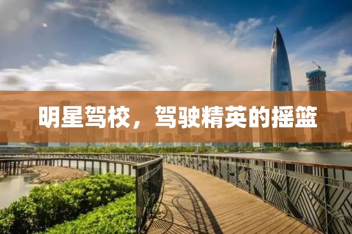 明星駕校，駕駛精英的搖籃