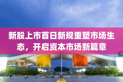新股上市首日新規(guī)重塑市場生態(tài)，開啟資本市場新篇章