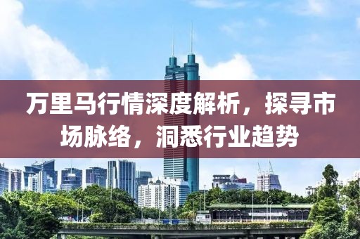 萬里馬行情深度解析，探尋市場脈絡，洞悉行業(yè)趨勢