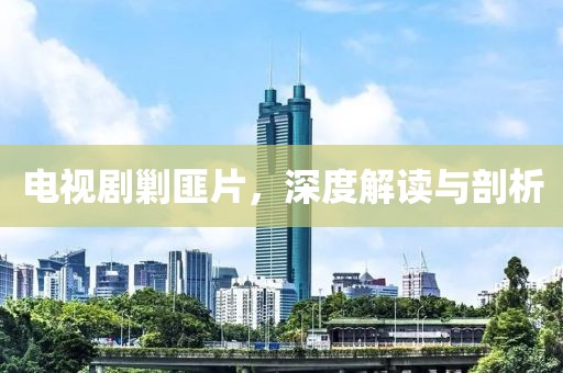 電視劇剿匪片，深度解讀與剖析